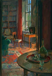 Interieur in La Forge, Bretagne